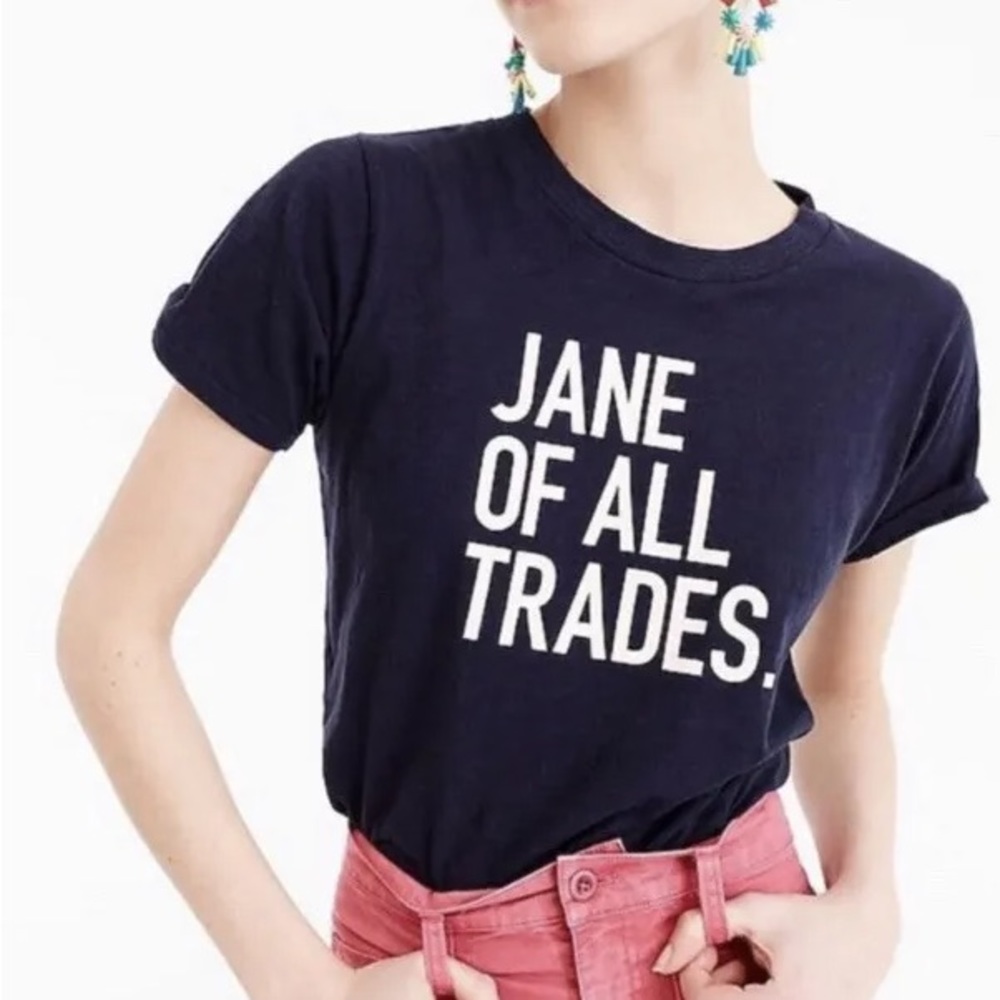 J.Crew x Pinkshop Jane of all trades t-shirt